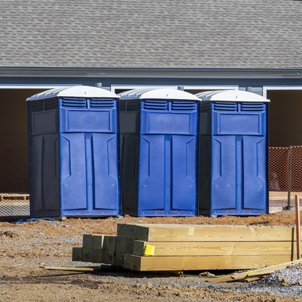 are there any restrictions on what items can be disposed of in the portable restrooms in Brasher NY